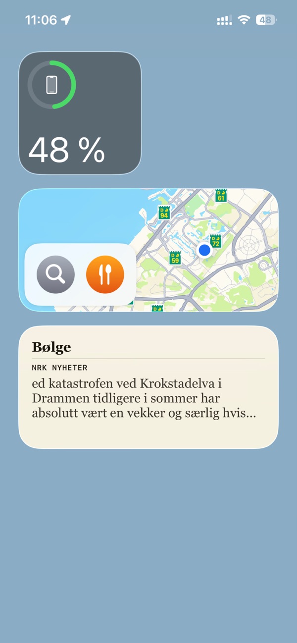 Home Screen widget